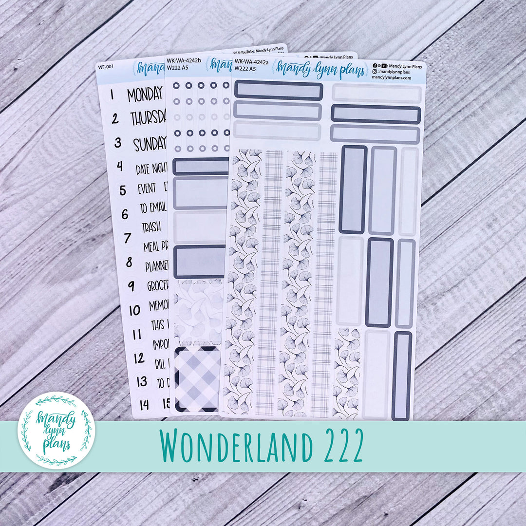 2024  Wonderland 222 Weekly Kit || Simplicity in Bloom || 242