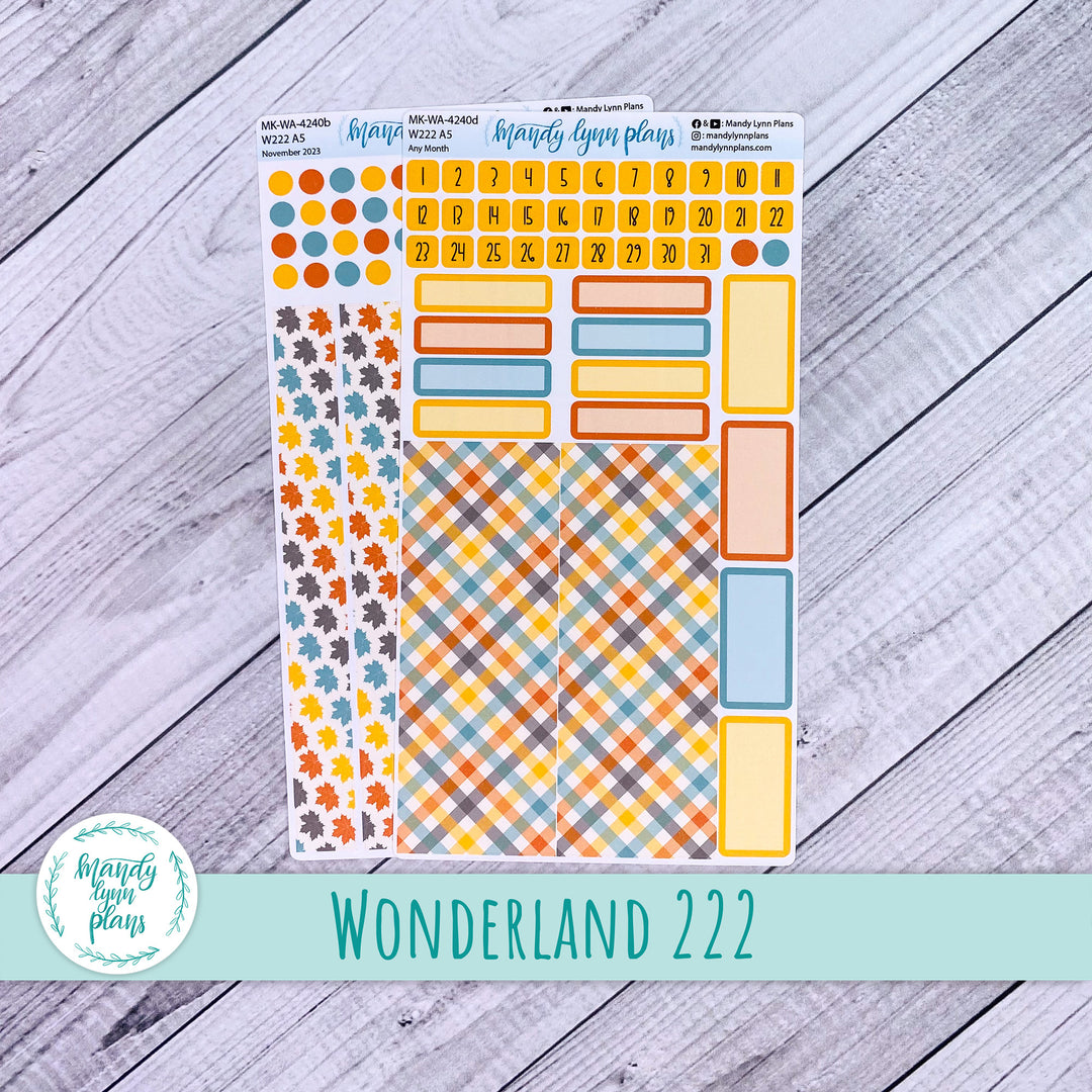 2024 Any Month Wonderland 222 Monthly Kit || Crisp Autumn || 240