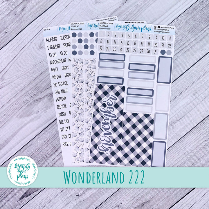 A5 Plans by Just Scribble Weekly Kit || Picnic Bouquet || 314