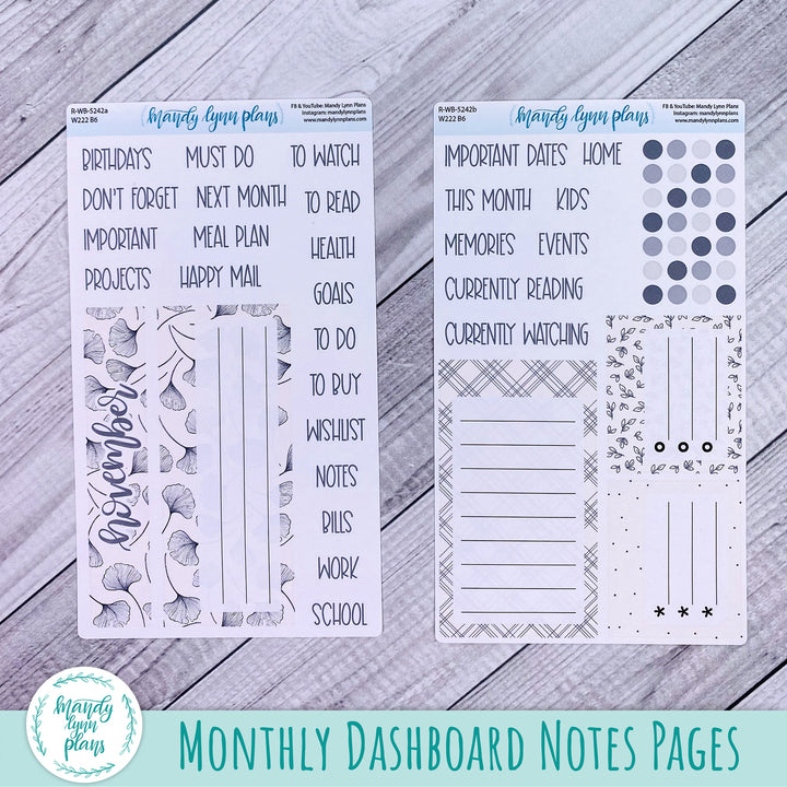 A5 Plans by Just Scribble Daily Kit || Wildflower Darling || DL-A5P-313