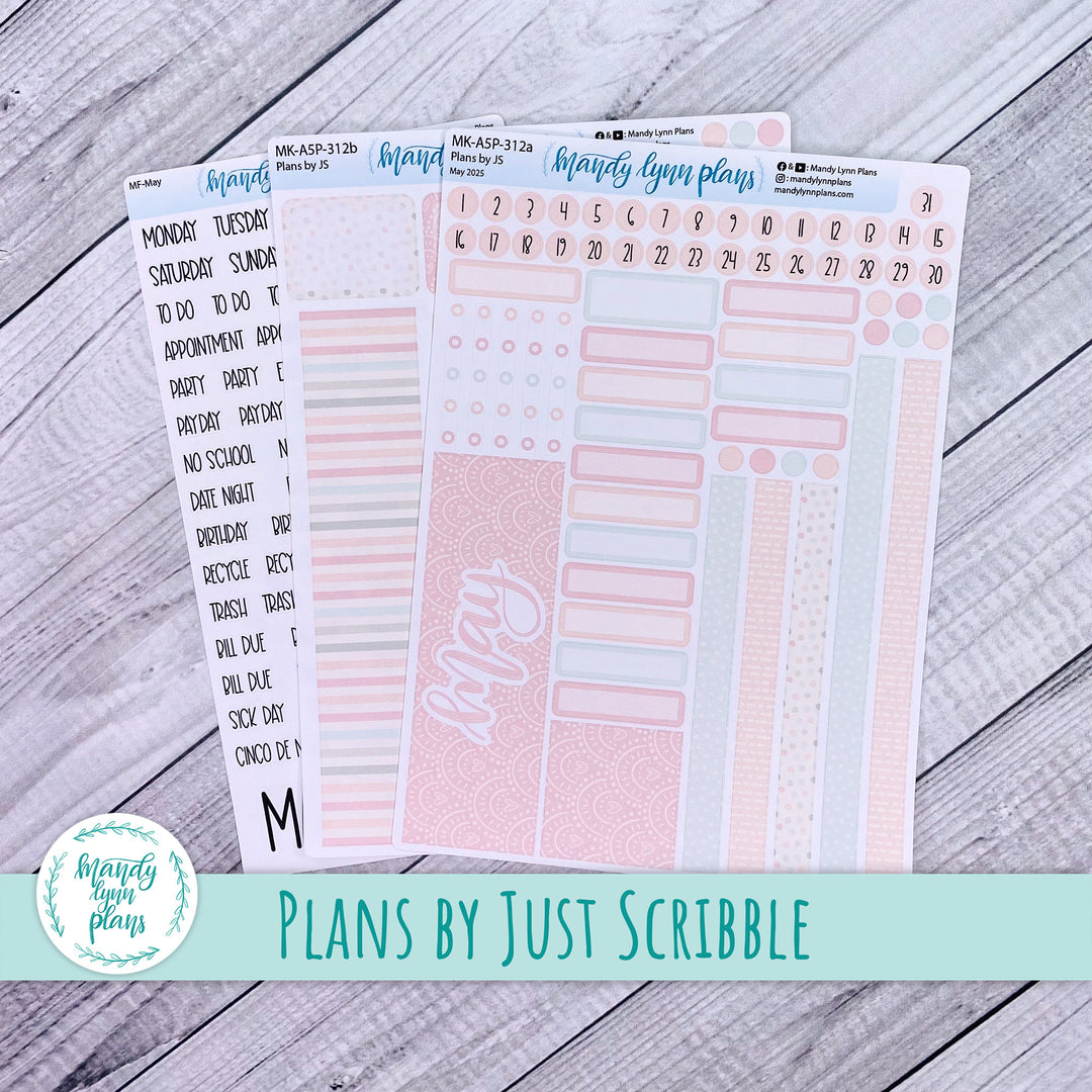 May 2025 Plans by Just Scribble Monthly || Colors of Spring || MK-A5P-312