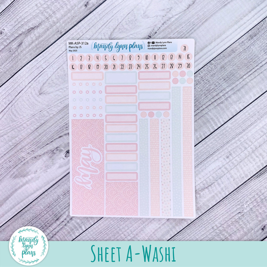 May 2025 Plans by Just Scribble Monthly || Colors of Spring || MK-A5P-312