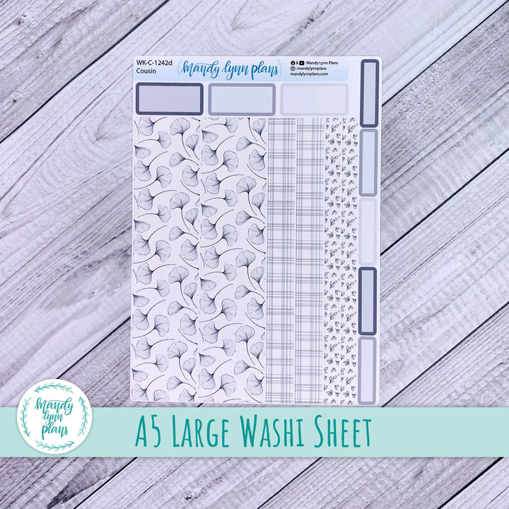 Simplicity in Bloom Large Washi Sheet || WK-C-1242D