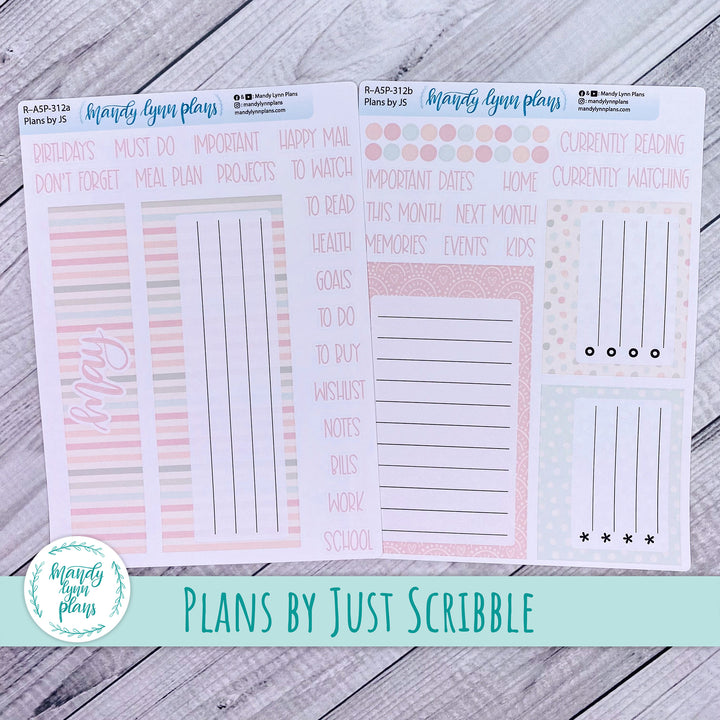 May Plans by Just Scribble Dashboard || Colors of Spring || R-A5P-312