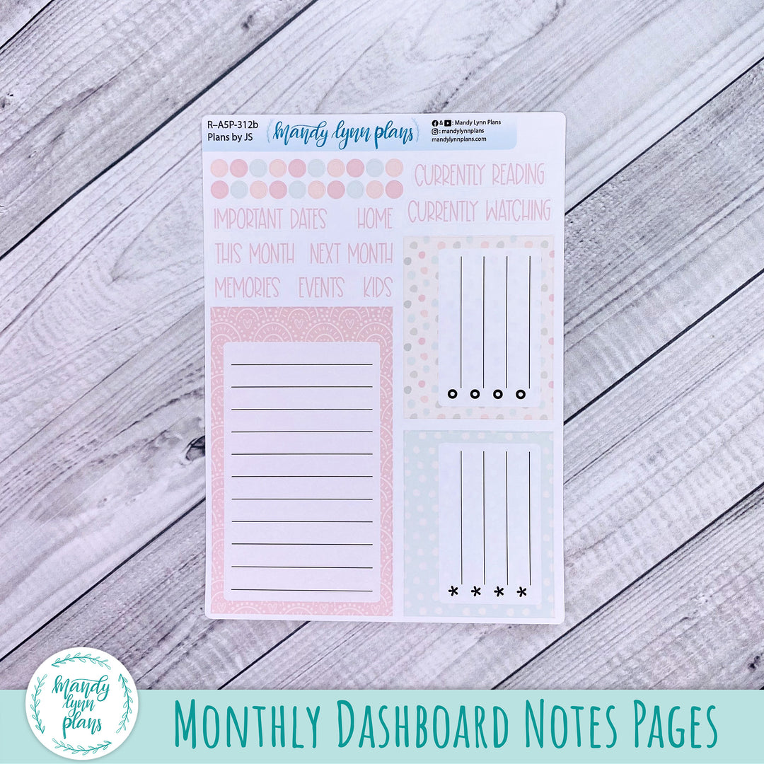 May Plans by Just Scribble Dashboard || Colors of Spring || R-A5P-312