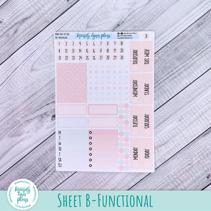 Standard Vertical Weekly Kit || Colors of Spring || WK-SV-312