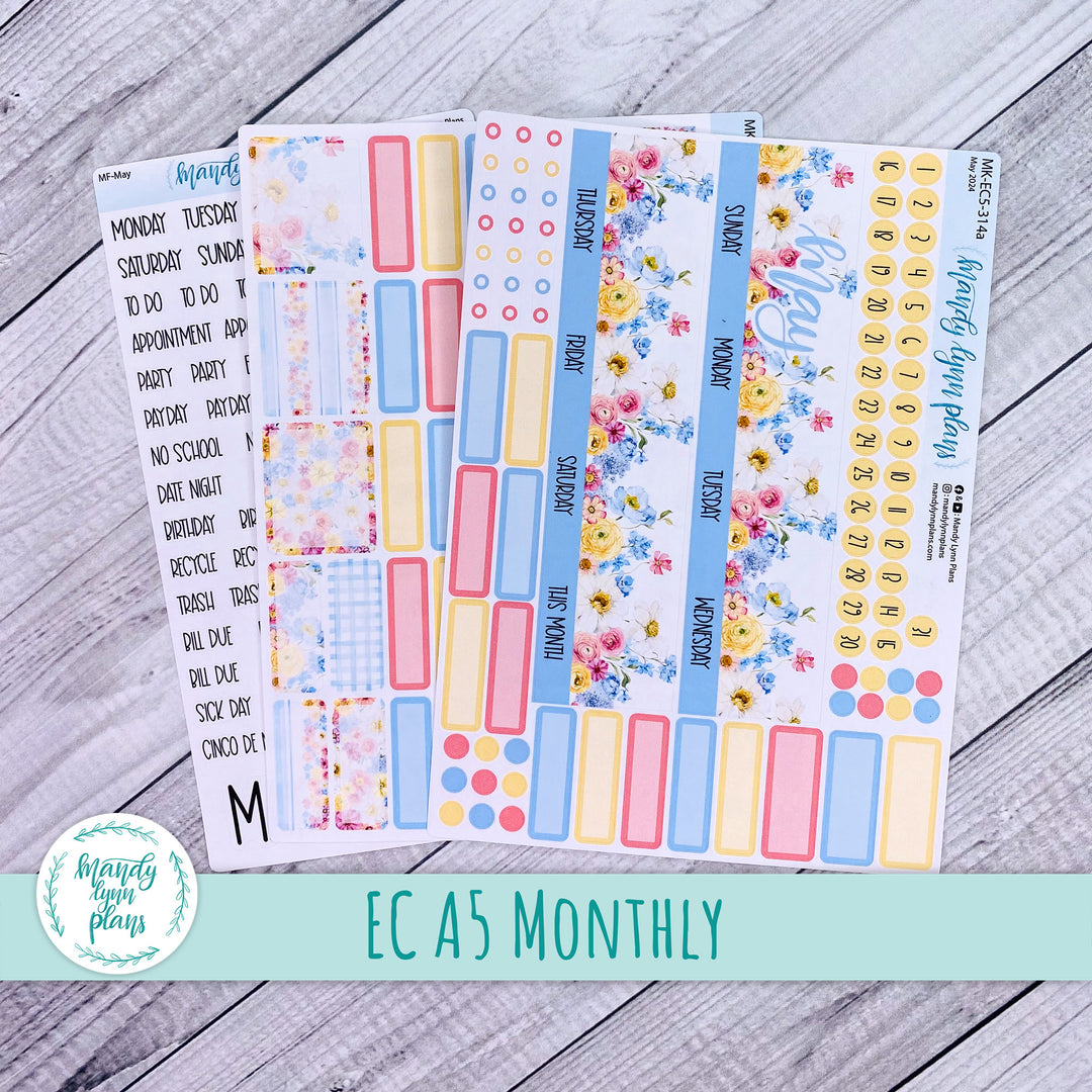 EC A5 May Monthly Kit || Picnic Bouquet || MK-EC5-314