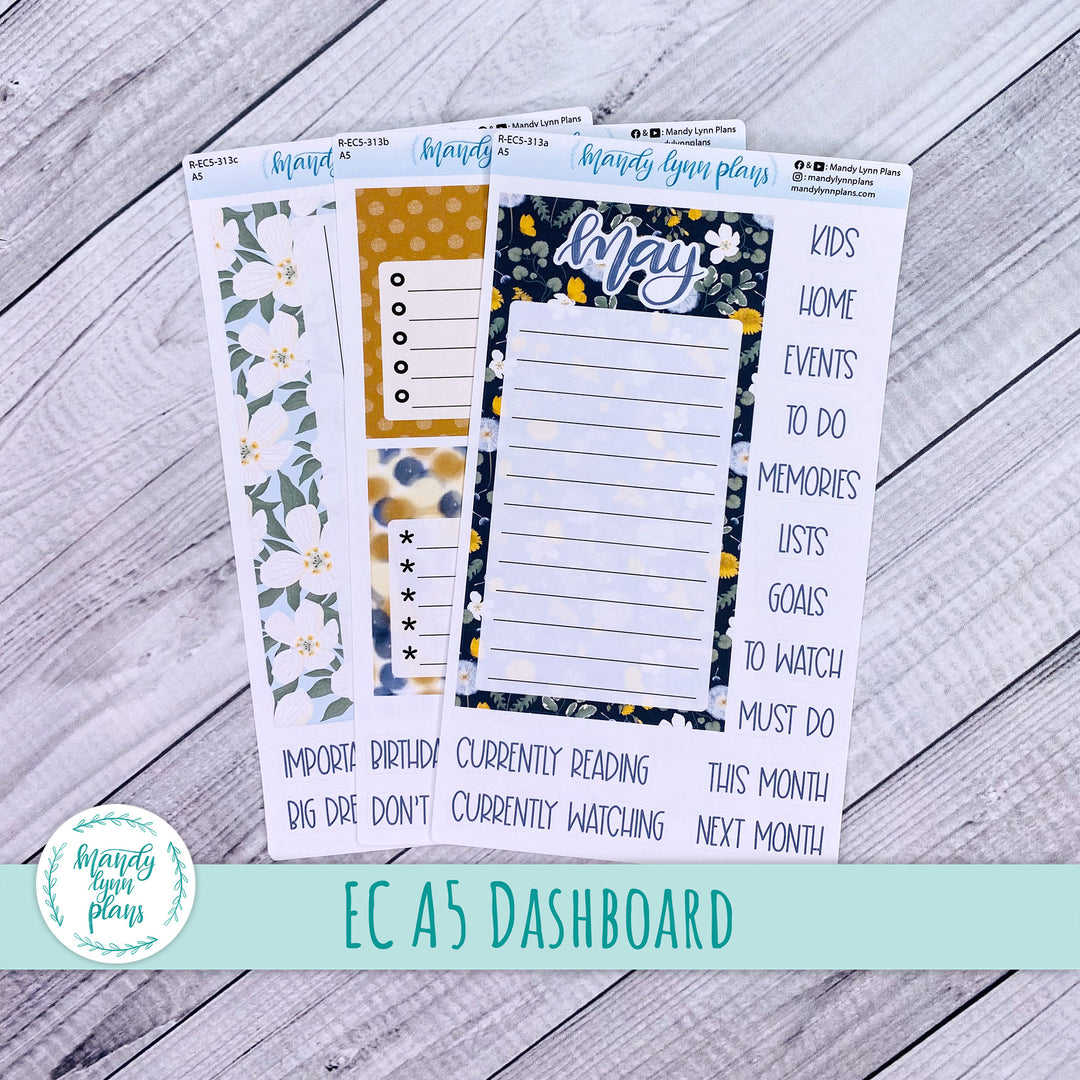 May EC A5 Dashboard Kit || Wildflower Darling || R-EC5-313