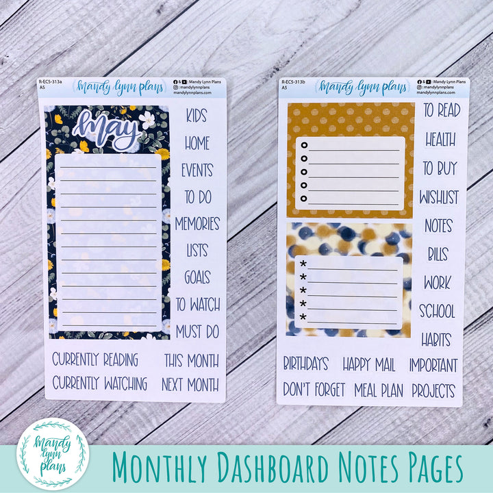 May EC A5 Dashboard Kit || Wildflower Darling || R-EC5-313