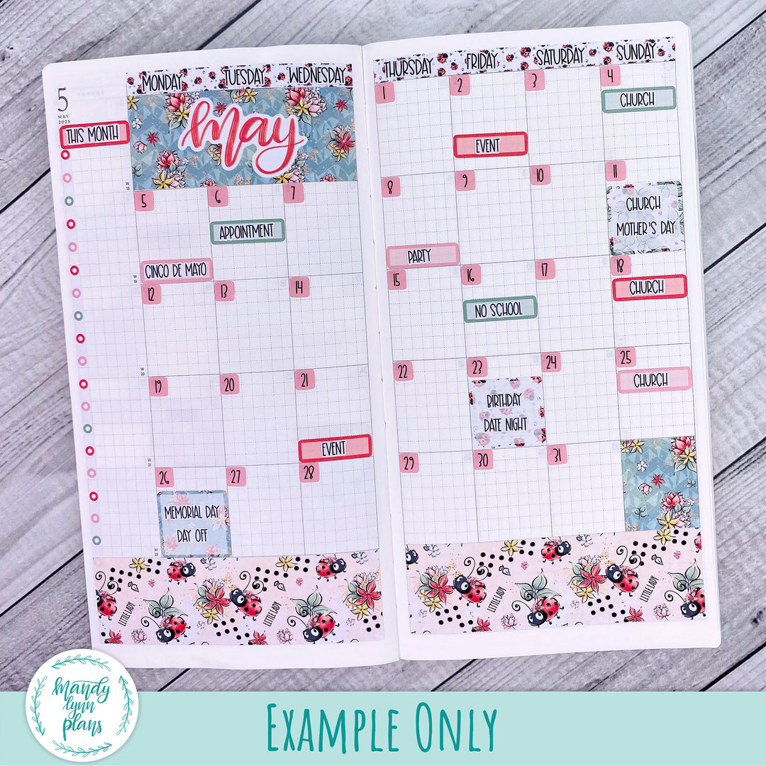 May 2025 Common Planner Monthly Kit || Picnic Bouquet || 314