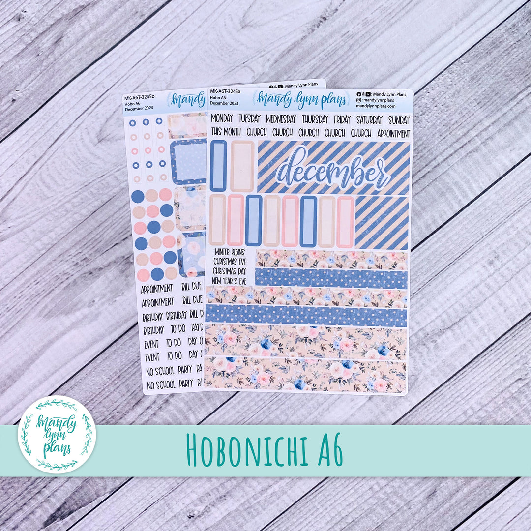 Hobonichi A6 December 2023 Monthly Kit || Winter Garden || MK-A6T-3245