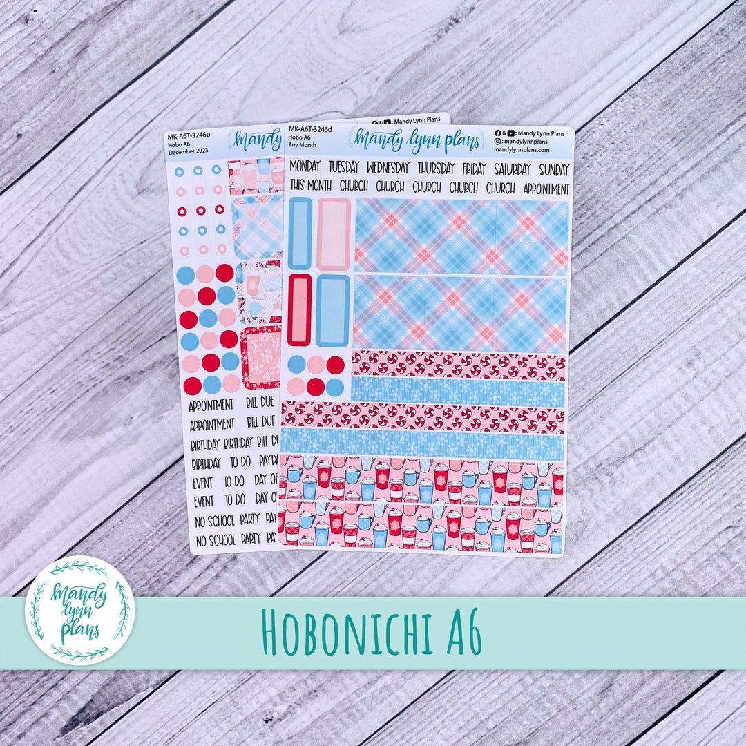 Any Month Hobonichi A6 Monthly Kit || Peppermint Latte || MK-A6T-3246