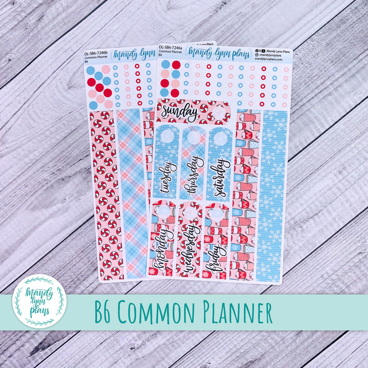 B6 Common Planner Daily Kit || Peppermint Latte || DL-SB6-7246