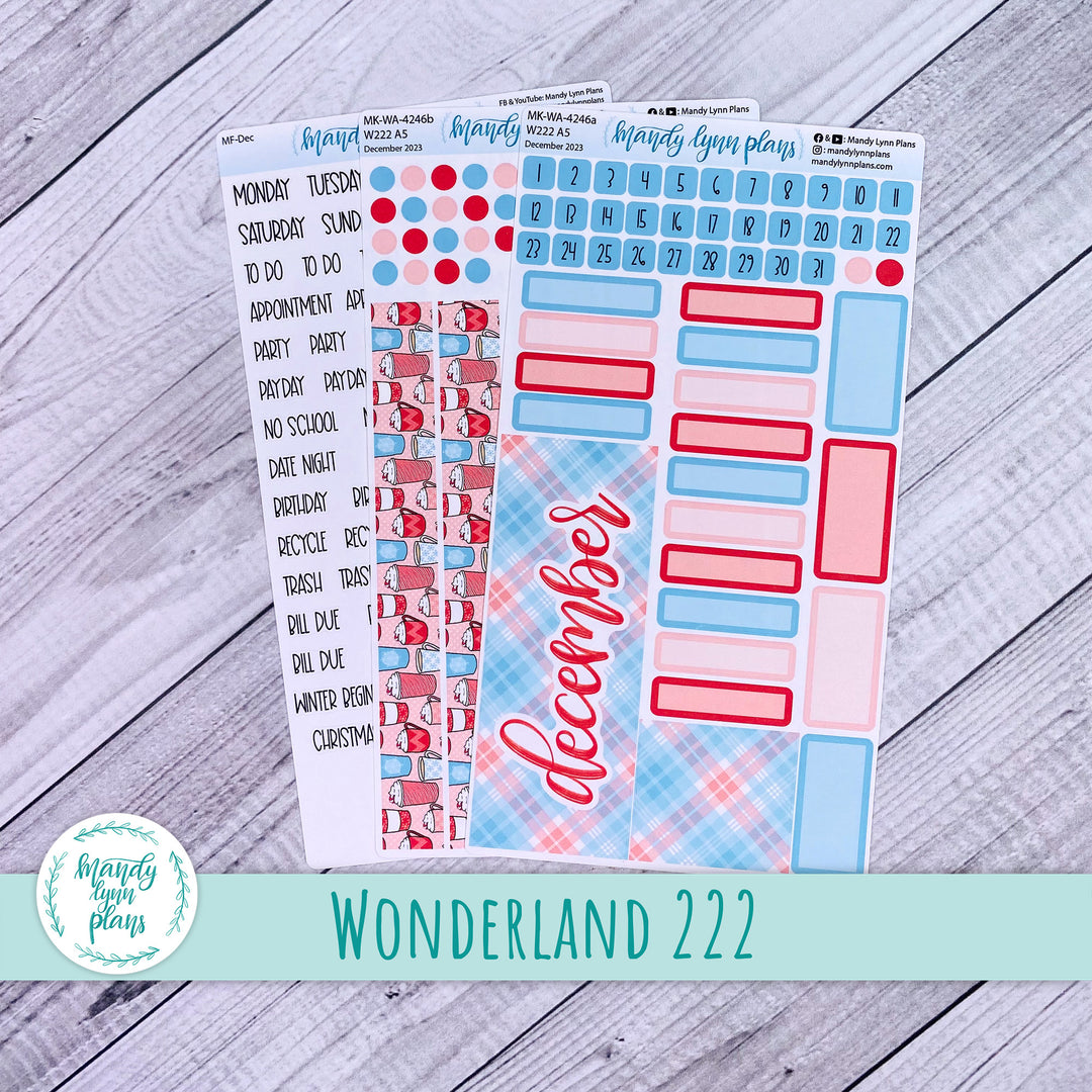 Wonderland 222 December 2023 Monthly Kit || Peppermint Latte || 246