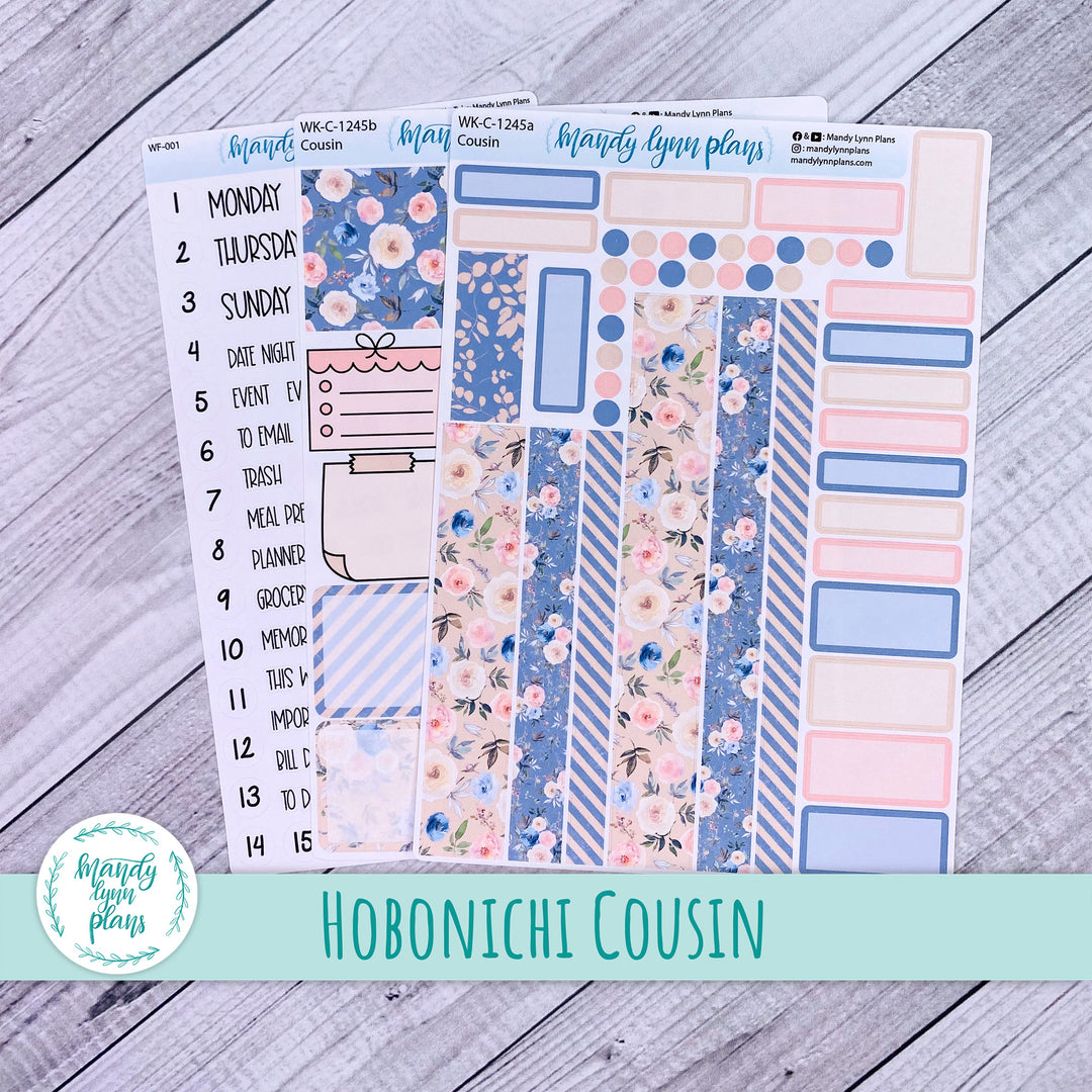 Hobonichi Cousin Weekly Kit || Winter Garden || WK-C-1245