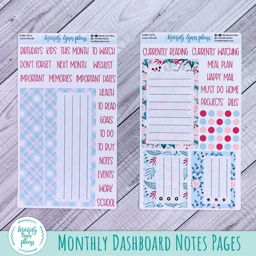Whole Year B6 Common Planner Dashboard Bundle