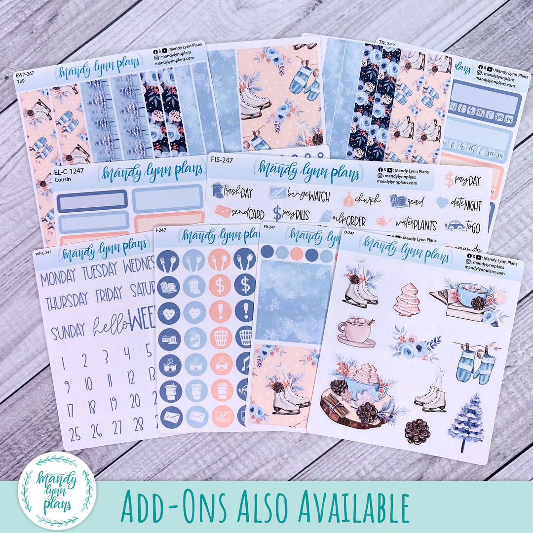 January 2024 Common Planner Monthly Kit || Cozy Winter || 247