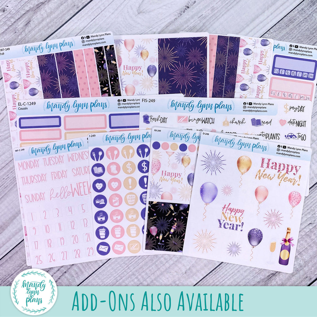 January 2024 Common Planner Monthly Kit || Happy New Year || 249