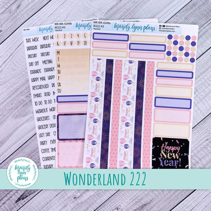 Wonderland 222 Weekly Kit || Happy New Year || 249