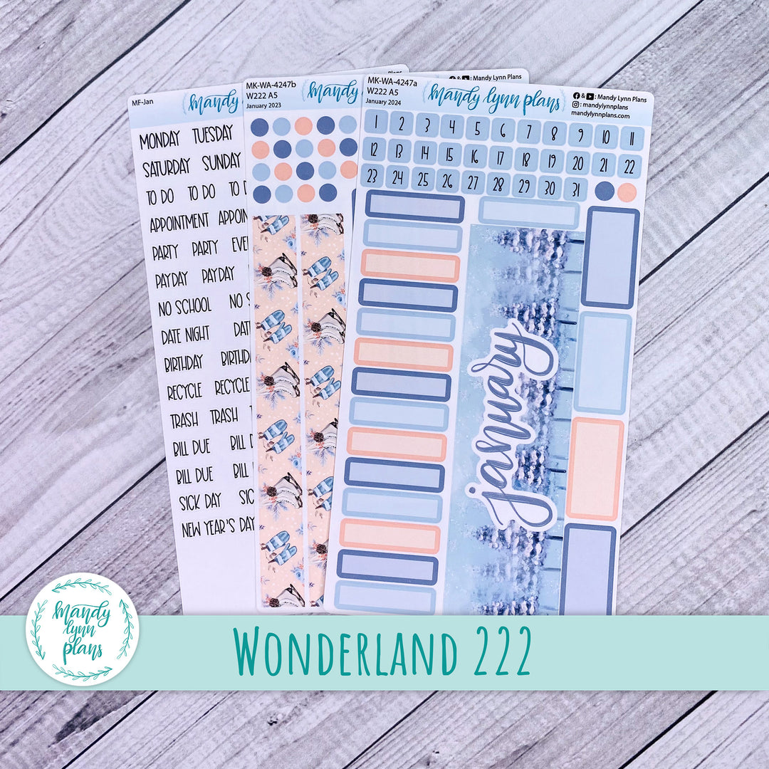 Wonderland 222 January 2024 Monthly Kit || Cozy Winter || 247