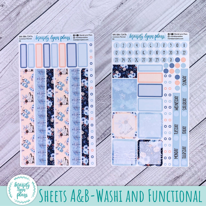 A5, B6, N1 & N2 Common Planner Weekly Kit || Cozy Winter || 247