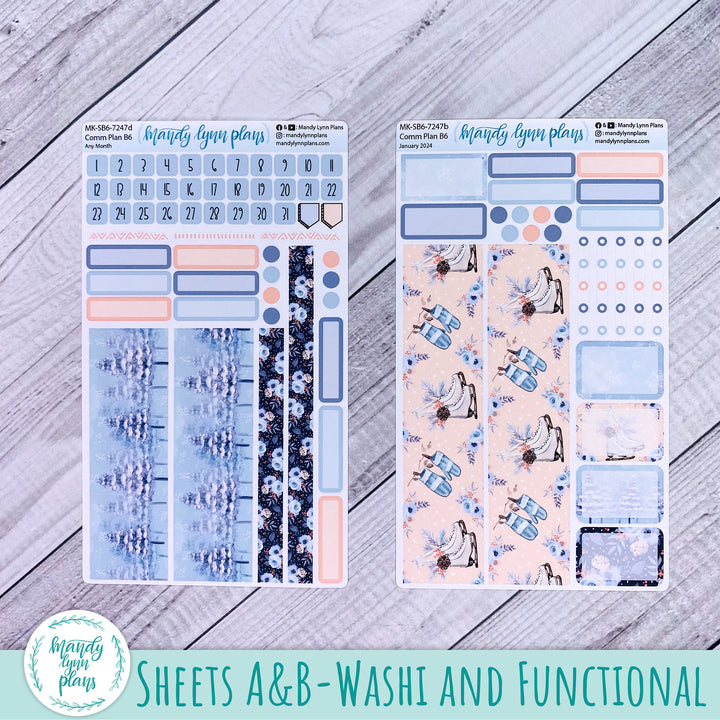 Any Month Common Planner Monthly Kit || Cozy Winter || 247