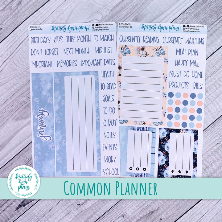 January Common Planner Dashboard || Cozy Winter || 247