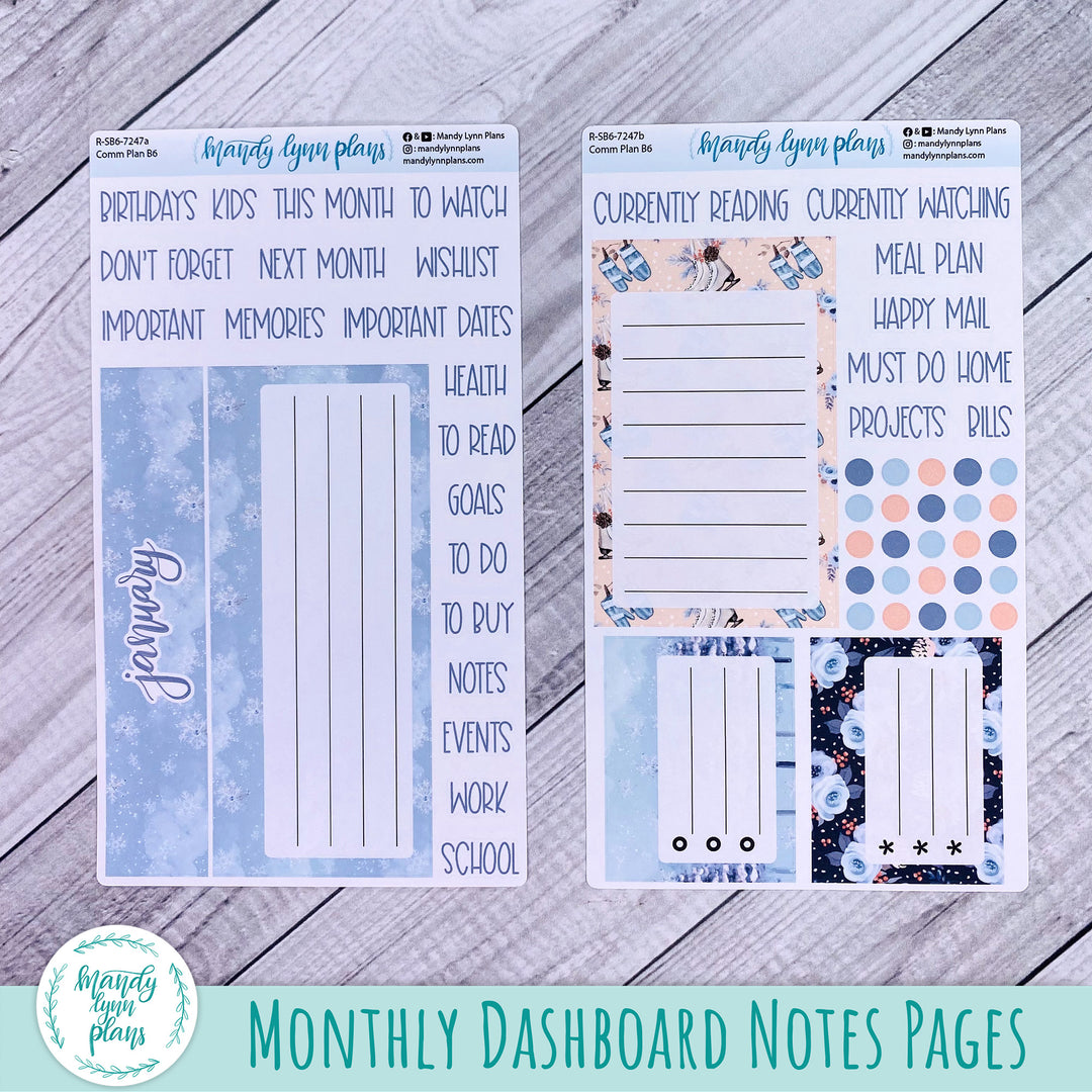 January Common Planner Dashboard || Cozy Winter || 247