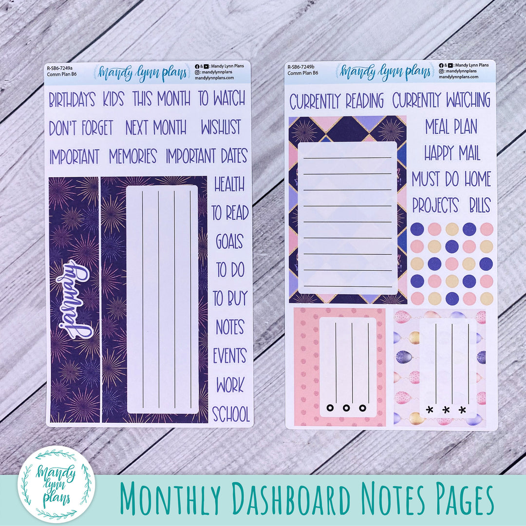 January Common Planner Dashboard || Happy New Year || 249