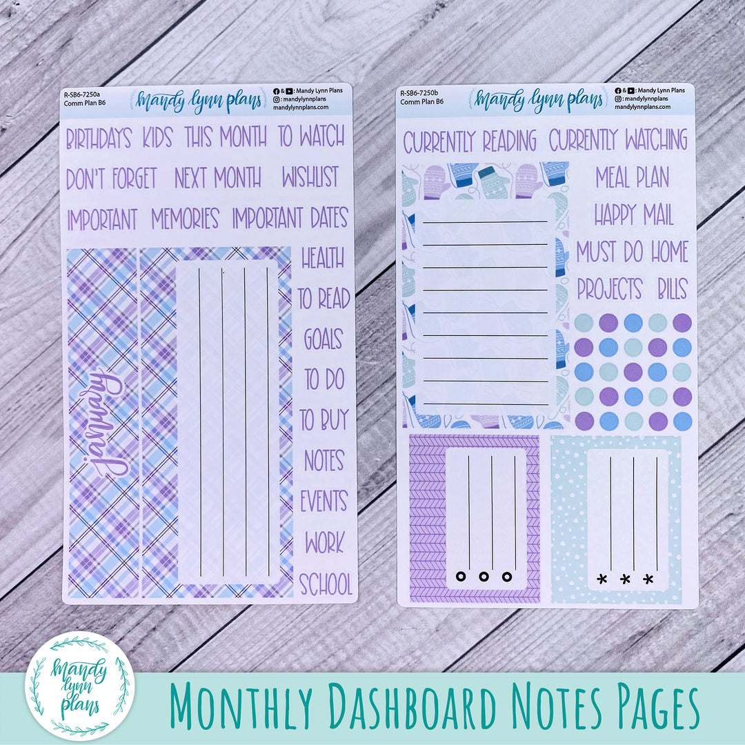 January Common Planner Dashboard || Mittens || 250