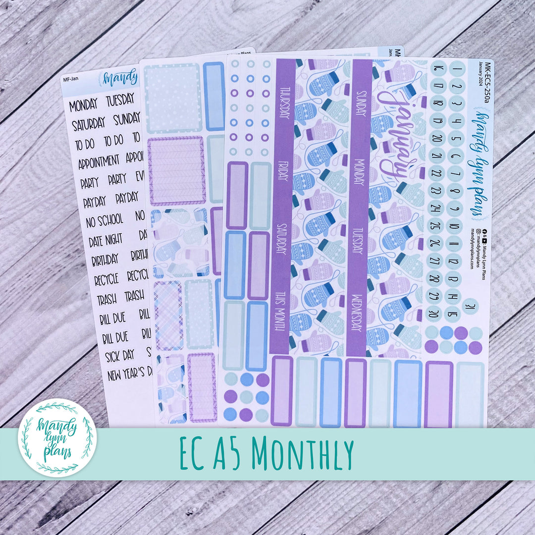 EC A5 January Monthly Kit || Mittens || MK-EC5-250