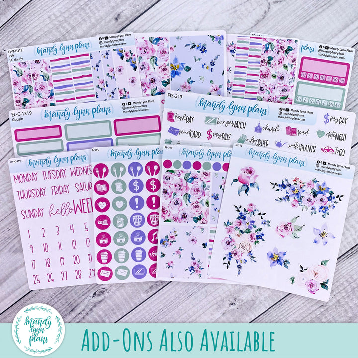 EC A5 July Monthly Kit || Watercolor Blooms || MK-EC5-319