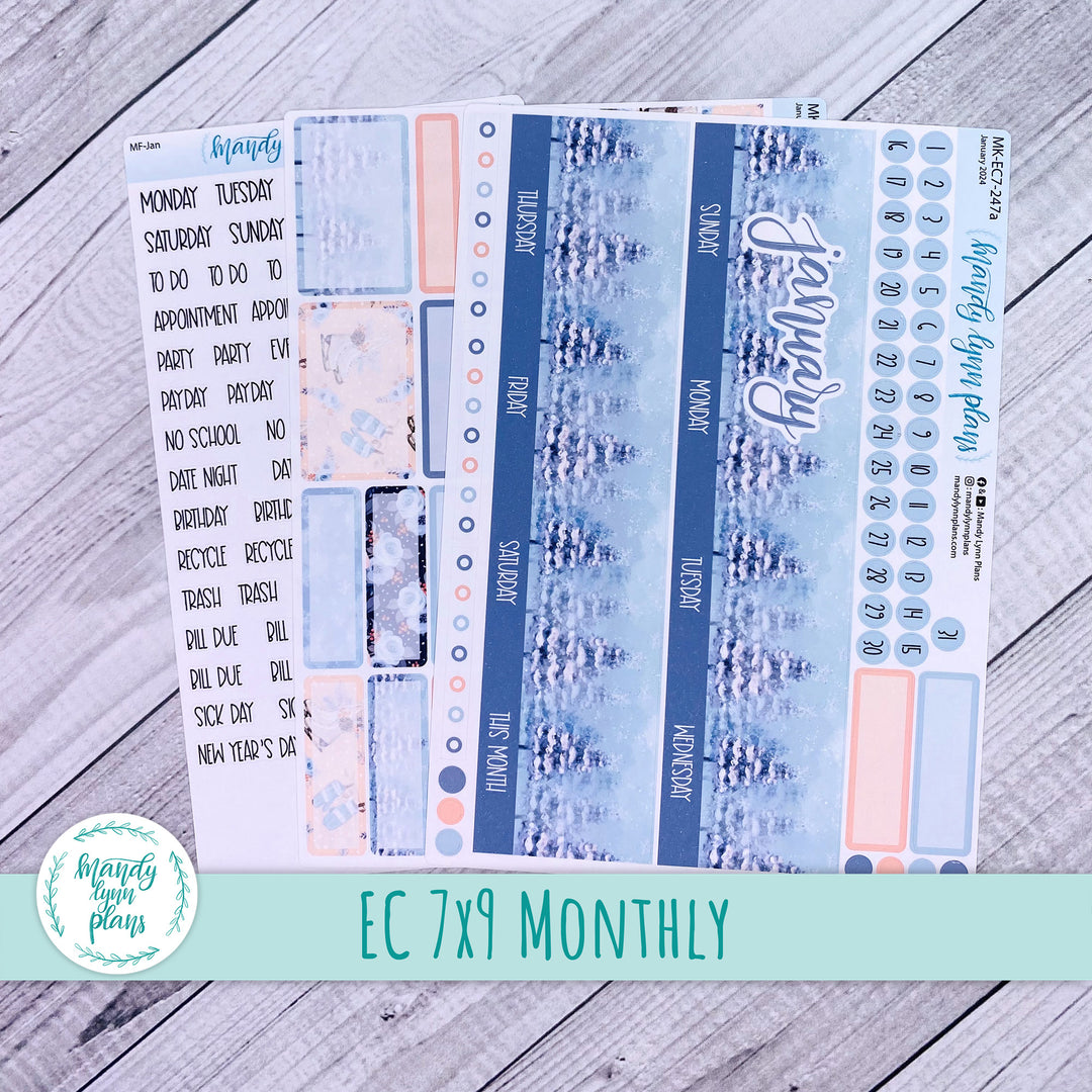 EC 7x9 January Monthly Kit || Cozy Winter || MK-EC7-247