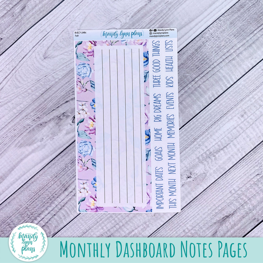 EC 7x9 Dashboard Kit || Romantic Floral || R-EC7-248