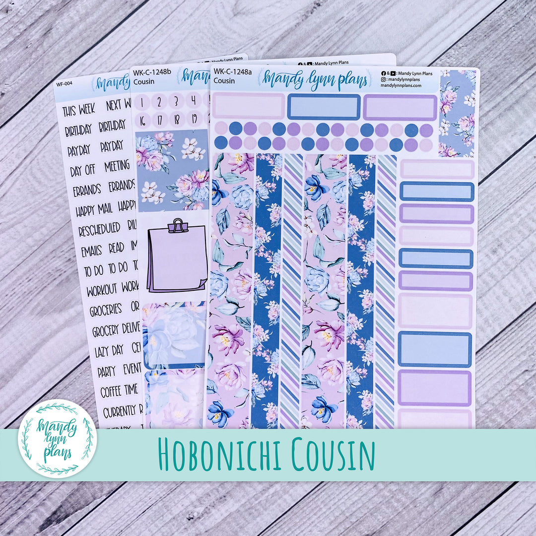 Hobonichi Cousin Weekly Kit || Romantic Floral || WK-C-1248