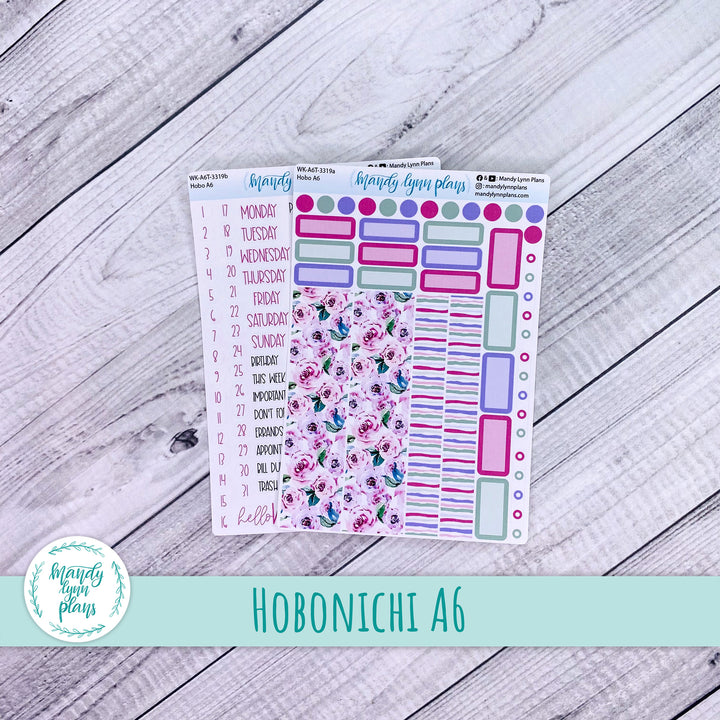 Hobonichi A6 Weekly Kit || Watercolor Blooms || WK-A6T-3319