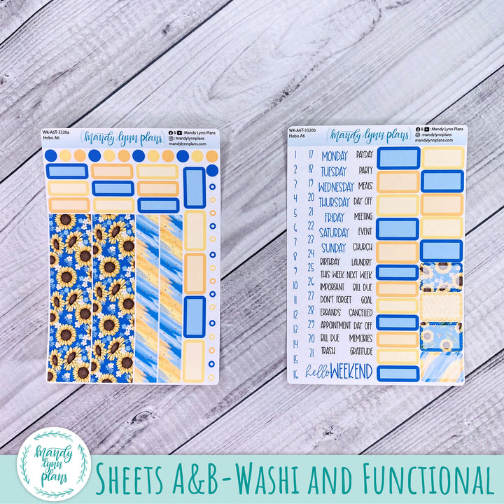 Hobonichi A6 Weekly Kit || Buzzing Sunflowers || WK-A6T-3320