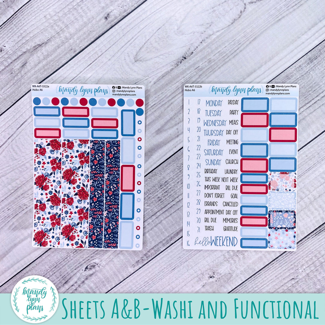 Hobonichi A6 Weekly Kit || Liberty Floral || WK-A6T-3322