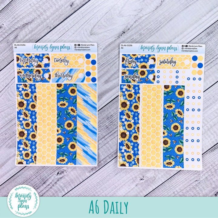 A6 Daily Kit || Buzzing Sunflowers || DL-A6-3320