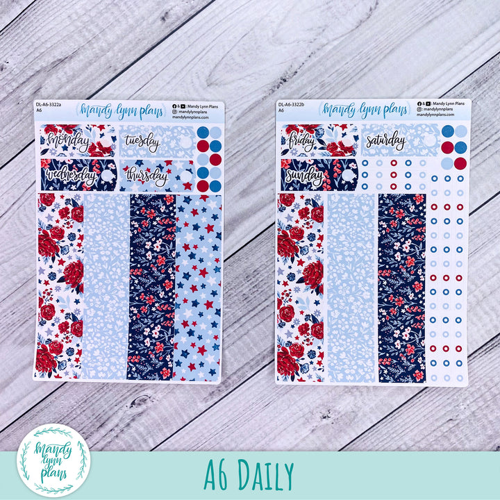 A6 Daily Kit || Liberty Floral || DL-A6-3322