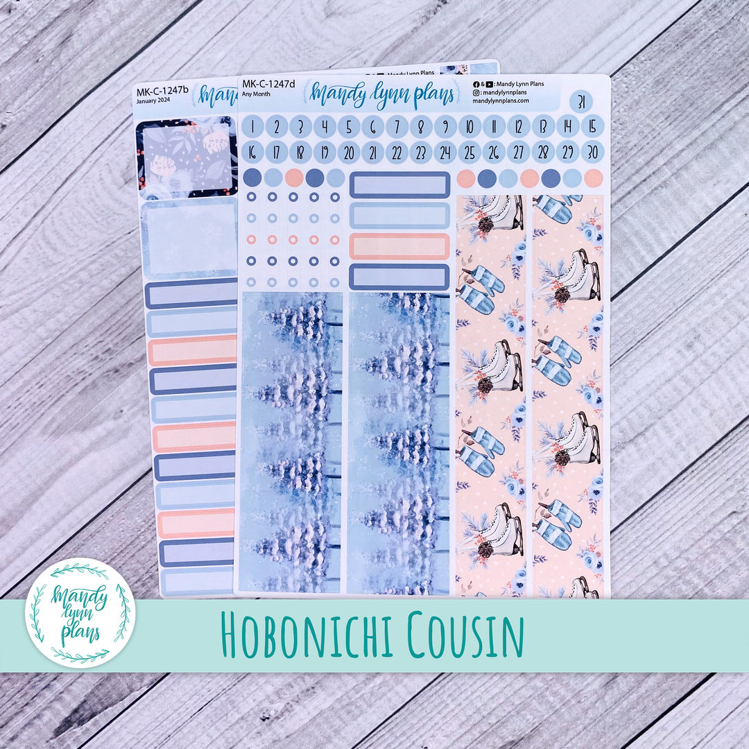 Any Month Hobonichi Cousin Monthly Kit || Cozy Winter || MK-C-1247