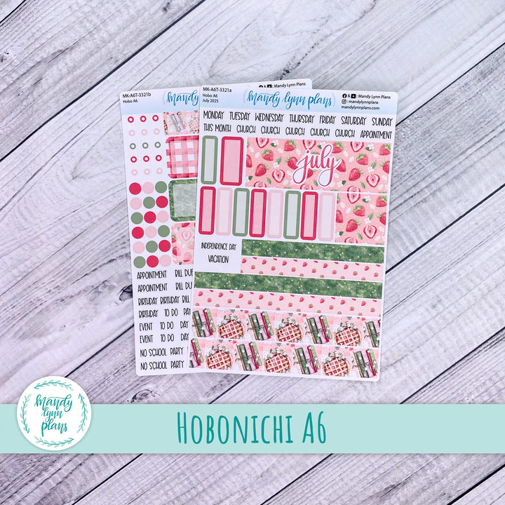 Hobonichi A6 July 2025 Monthly Kit || Sweet Berries || MK-A6T-3321