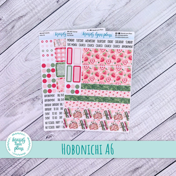 Any Month Hobonichi A6 Monthly Kit || Sweet Berries || MK-A6T-3321