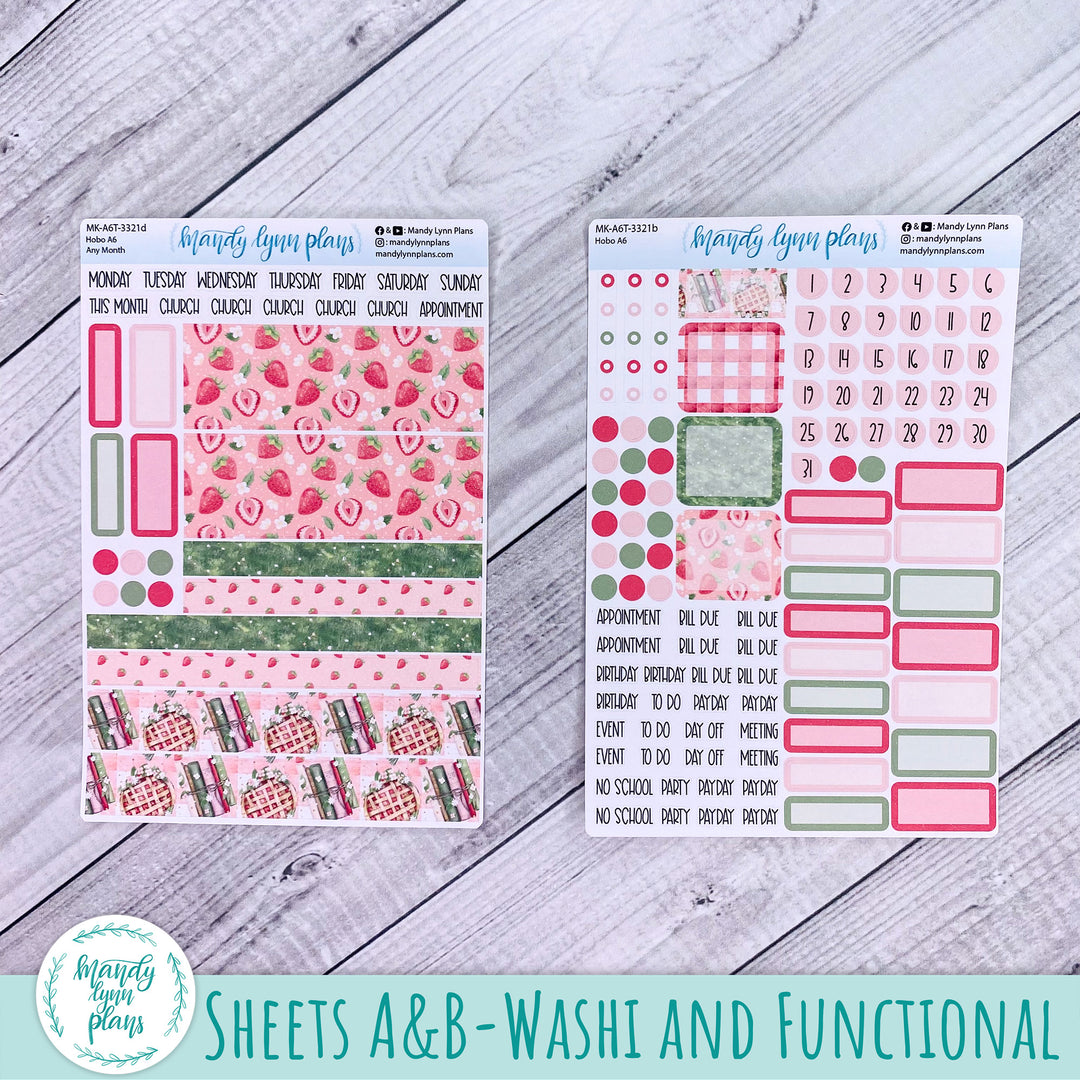 Any Month Hobonichi A6 Monthly Kit || Sweet Berries || MK-A6T-3321