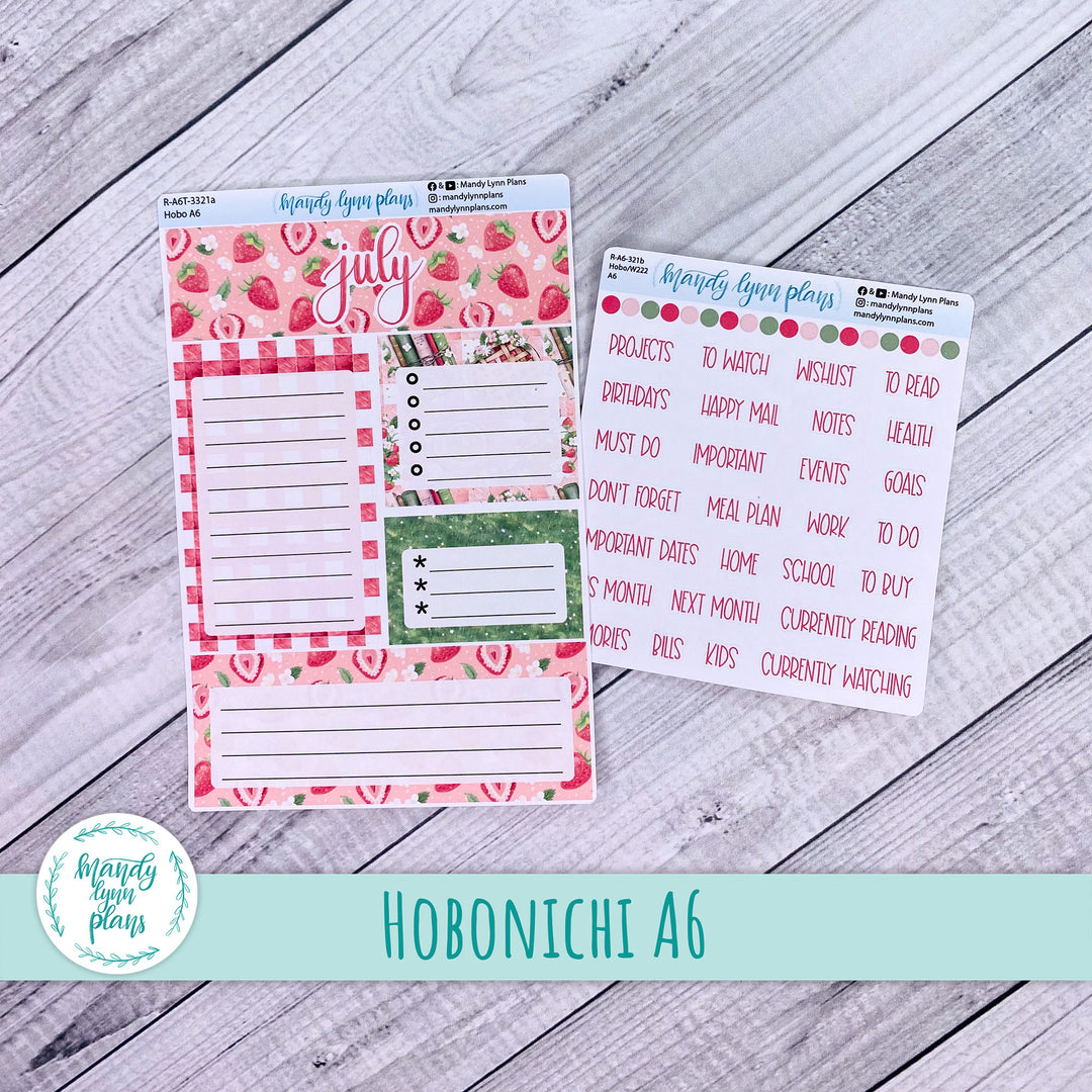 January Hobonichi Cousin Dashboard || Cozy Winter || R-1247