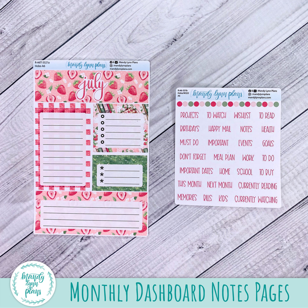 January Hobonichi Cousin Dashboard || Cozy Winter || R-1247