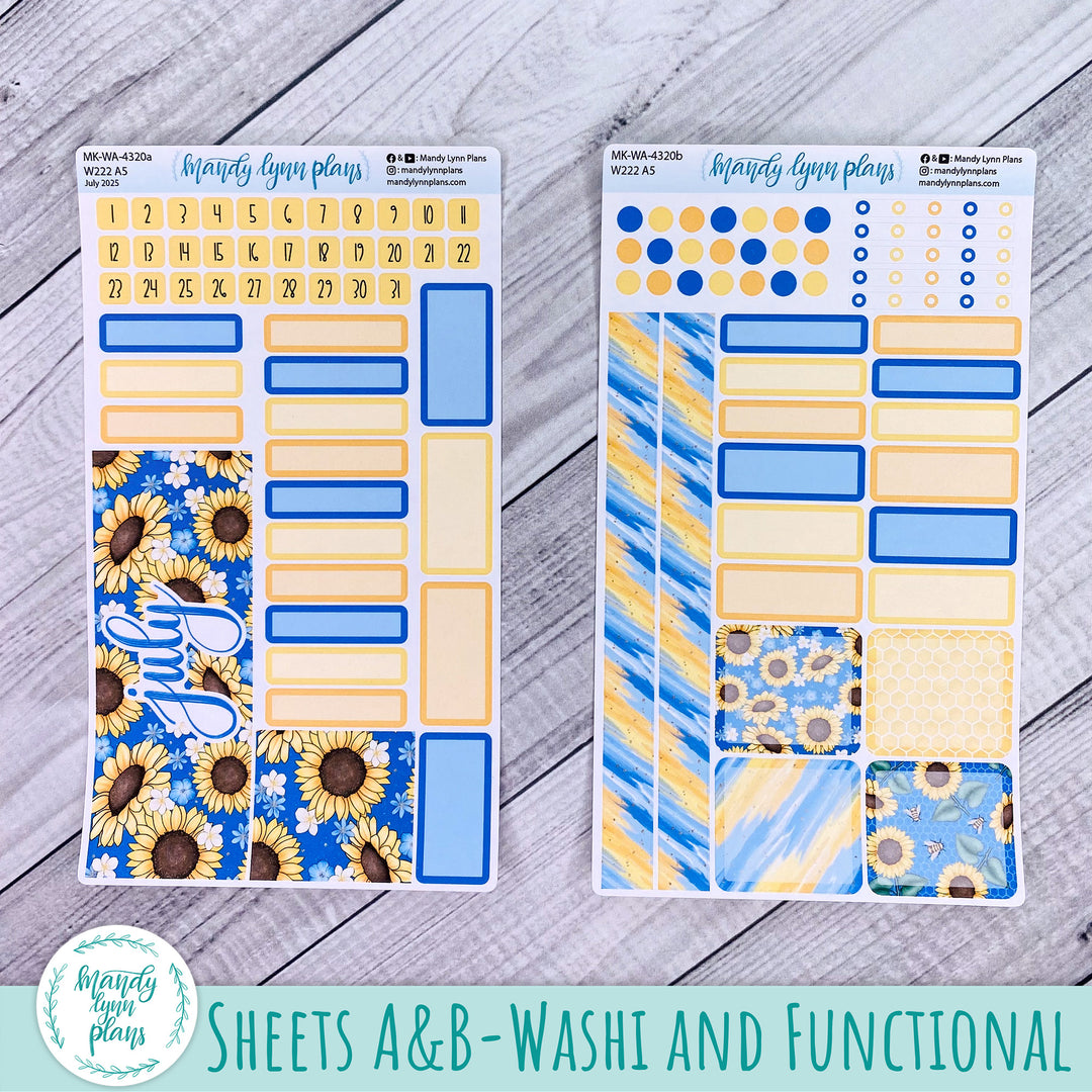 Wonderland 222 July 2025 Monthly Kit || Buzzing Sunflowers || 320