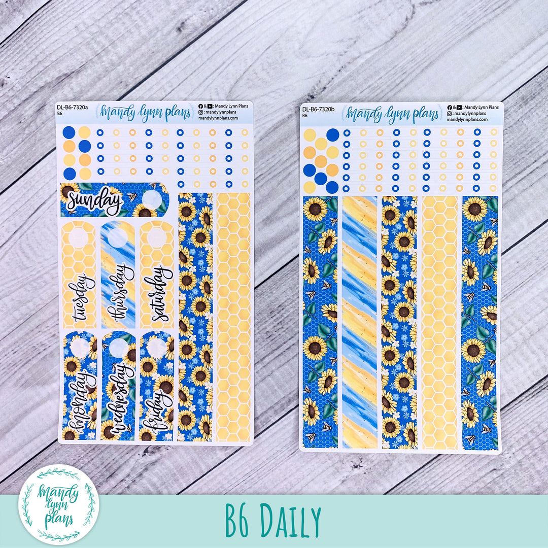 B6 Daily Kit || Buzzing Sunflowers || DL-B6-7320
