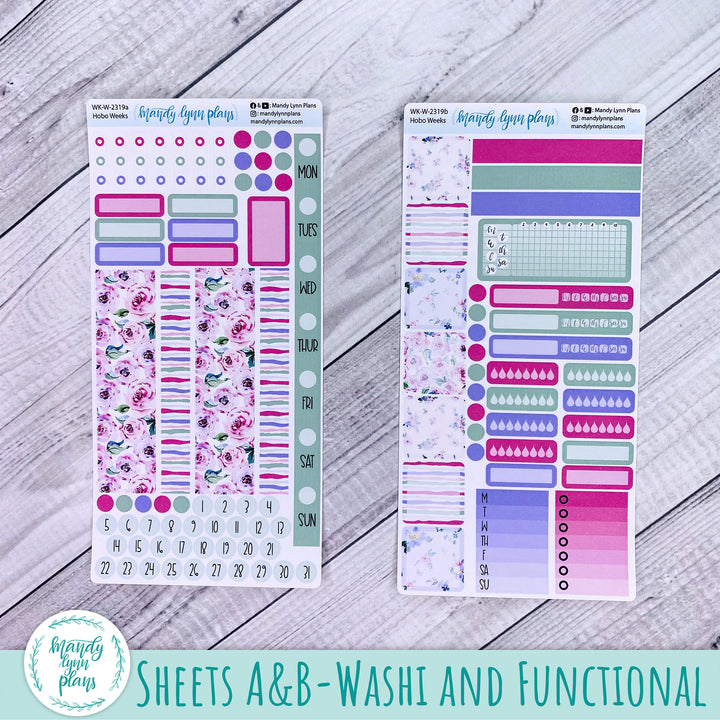 Hobonichi Weeks Weekly Kit || Watercolor Blooms || WK-W-2319