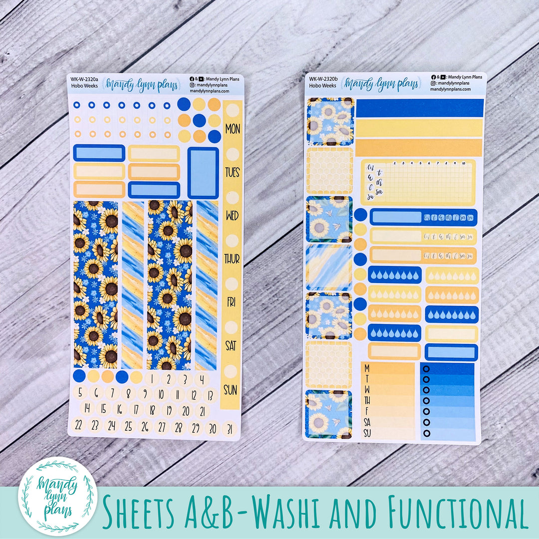 Hobonichi Weeks Weekly Kit || Buzzing Sunflowers || WK-W-2320